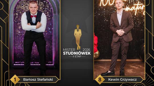Mister studniówek 2026. Ruszył pierwszy ćwierćfinał!