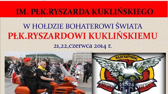 Motocyklowy Rajd im. płk. Ryszarda Kuklińskiego od niedzieli