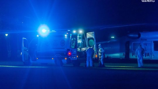 MSWiA tłumaczy użycie Black Hawka do transportu medycznego