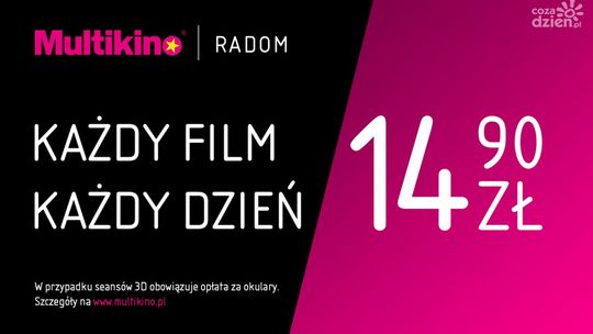 Multikino obniżyło ceny biletów - od dziś każdy film, każdego dnia za 14,90zł!