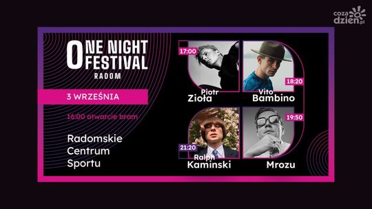 Muzyczne gwiazdy na jednej scenie w Radomiu! Mrozu, Vito Bambino, Ralph Kamiński i Piotr Zioła w RCS