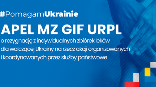 MZ apeluje o rezygnację z indywidualnych zbiórek leków