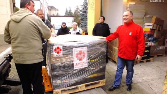 Na Ukrainę wyruszył konwój z pomocą