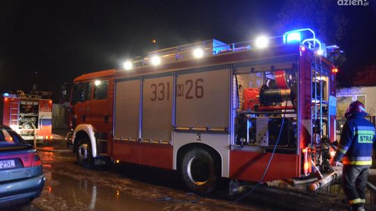 Na ulicy Drewnianej palił się... drewniany dom