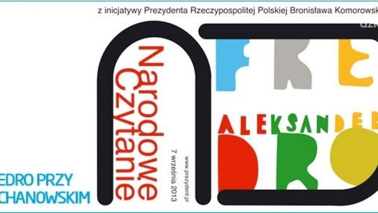 "Narodowe Czytanie" twórczości Aleksandra Fredry
