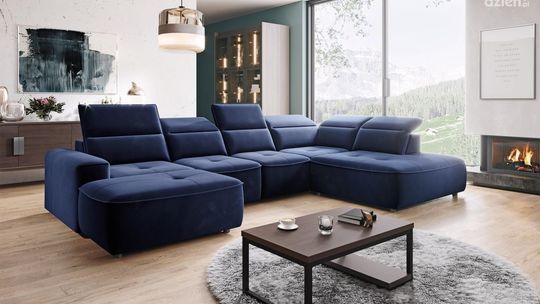 Narożnik w kształcie litery U - niezrównany do relaksu i komfortowego snu