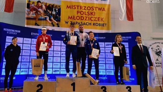 Natalia Zaręba ze srebrnym medalem mistrzostw Polski młodzików