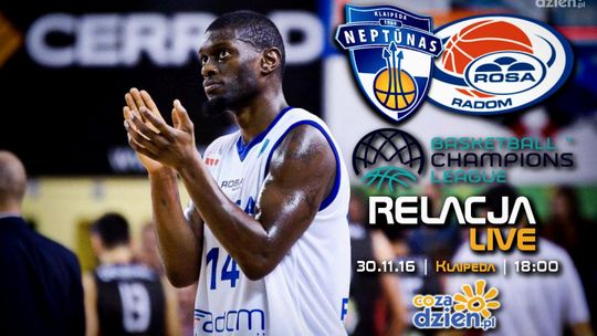 Neptunas Kłajpeda - ROSA Radom 66:63 (RELACJA LIVE)