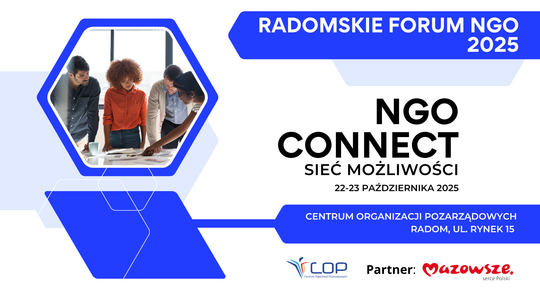 NGO CONNECT - Radomskie Forum NGO już w tym tygodniu!