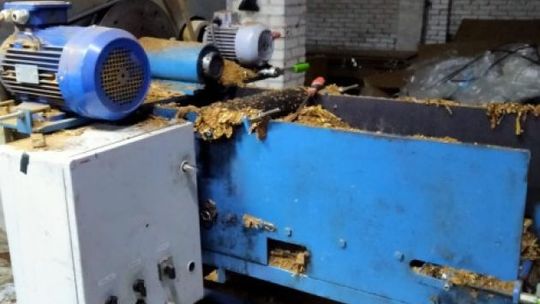 Nielegalna fabryka papierosów pod Białobrzegami zlikwidowana