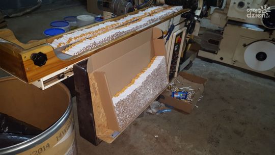 Nielegalna fabryka papierosów zlikwidowana