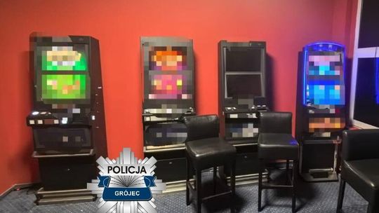 Nielegalne automaty do gier i narkotyki zabepieczone