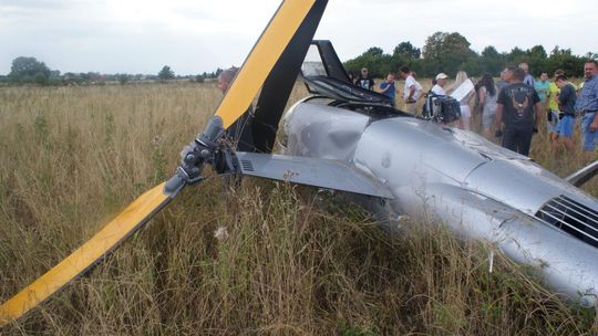 Niepublikowane zdjęcia rozbitego śmigłowca