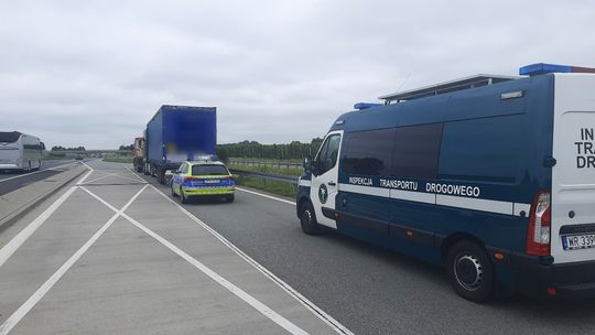 Nietrzeźwy kierowca ciężarówki zatrzymany pod Grójcem