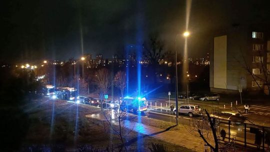 Nietrzeźwy kierowca potrącił przy ul. Sycyńskiej