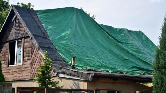 Nocny pożar na Słowackiego