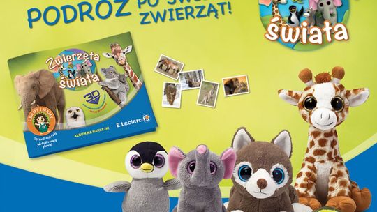 Nowa akcja E.Leclerc - Zwierzęta Świata! 
