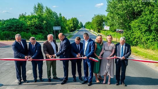 Nowa droga powiatowa w Siennie już oficjalnie otwarta