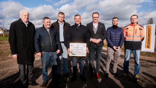 Nowa droga w Górnej Woli Nowa droga w Górnej Woli