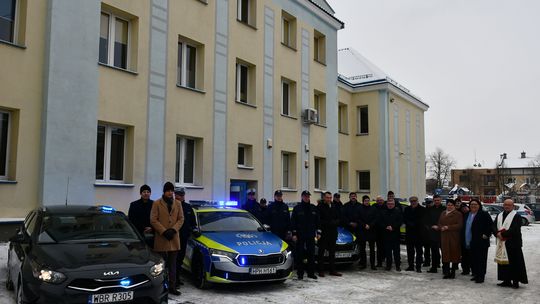 Nowe radiowozy w Komendzie Powiatowej Policji w Białobrzegach