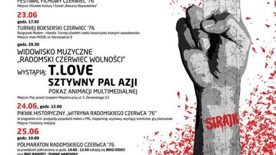 Obchody 41. Rocznicy Radomskiego Protestu Robotniczego Czerwiec '76