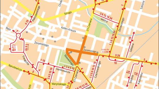 Objazdy podczas Wyścigu Solidarności