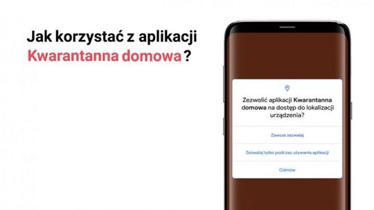 Obowiązkowa aplikacja "Kwarantanna domowa"