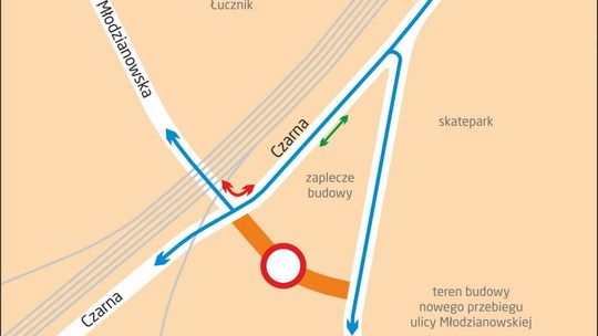 Od poniedziałku zamknięty fragment Młodzianowskiej!