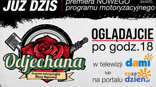 Odjechana wjeżdża do Telewizji Dami