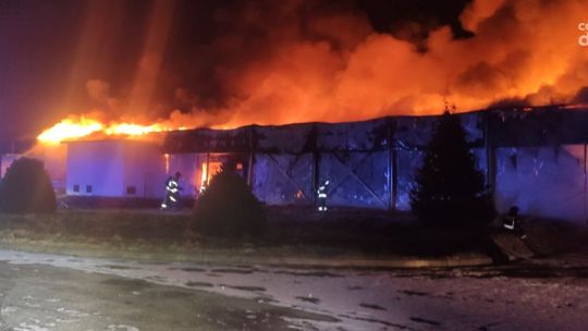 Ogromny pożar w powiecie kozienickim