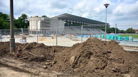 Opóźnienia na budowie stadionu