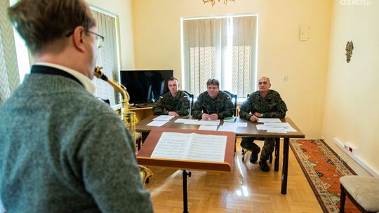 Orkiestra reprezentacyjna WOT. Były pierwsze przesłuchania