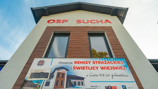 OSP Sucha ma nową strażnicę