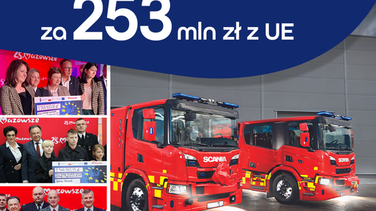OSP z subregionu radomskiego z nowymi wozami strażackimi dzięki wsparciu UE