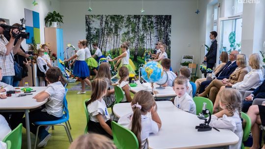 Otwarcie ekopracowni w szkole w Mazowszanach