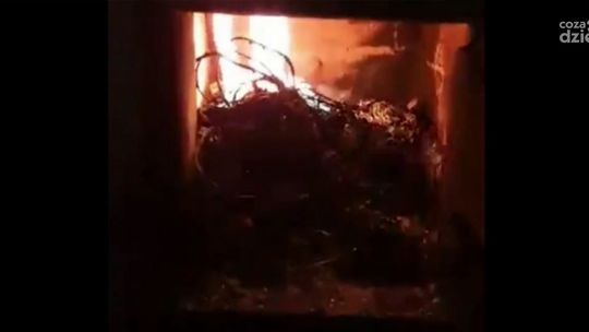 Palił w piecu kable. Dostał kilkaset złotych mandatu