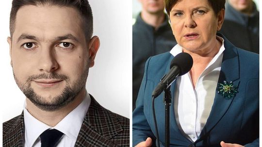 Patryk Jaki i Beata Szydło w Radomiu