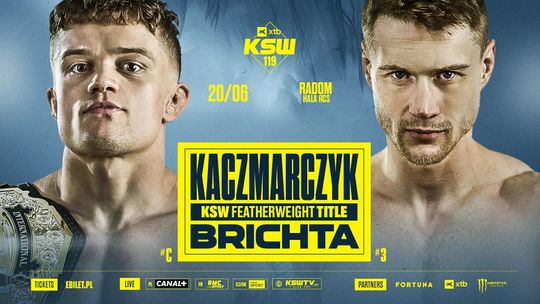 Patryk Kaczmarczyk poznał rywala w walce o obronę pasa KSW na gali w Radomiu