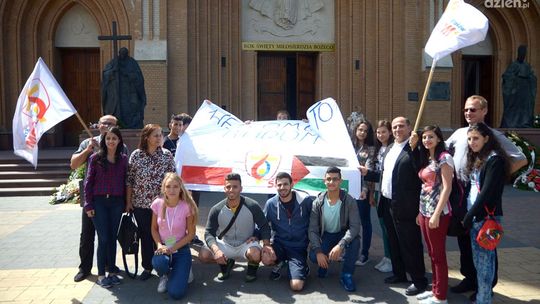 Pierwsza grupa pielgrzymów w Radomiu