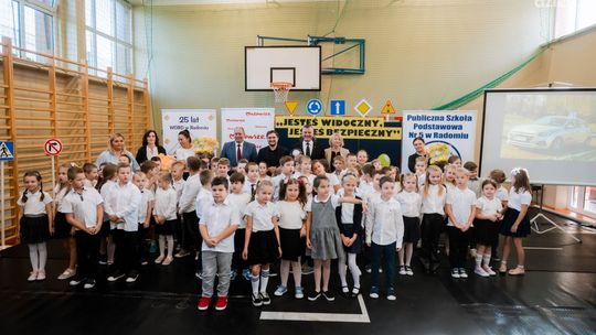 Pierwszoklasiści z PSP 5 w Radomiu są już widoczni i bezpieczni!