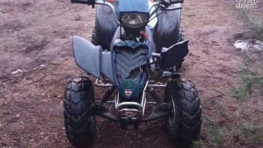 Pijany przewoził dziecko quadem