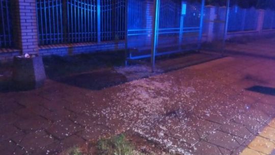 Pijany zniszczył wiatę przy ul. Rapackiego