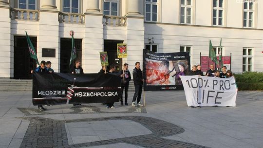 Pikieta antyaborcyjna na Żeromskiego