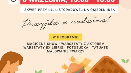 Piknik z Gombrowiczem na Osiedlu Idea w Radomiu już 8 września