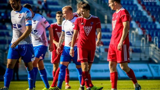 Piłkarze Broni Radom gonili wynik, ale ostatecznie przegrali z Sokołem Ostróda