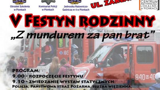 PIONKI. Festyn służb mundurowych