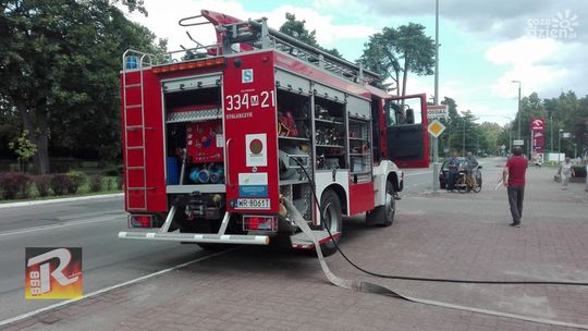 PIONKI. Ogień w Urzędzie Miasta