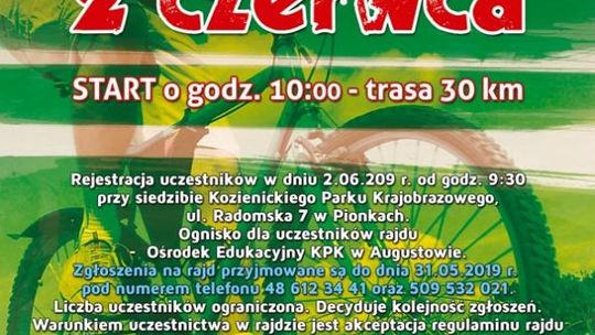 Pionki. VII Rajd Rowerowy Szlakami Kozienickiego Parku Krajobrazowego