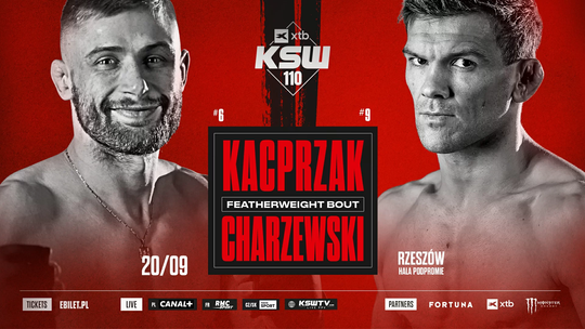 Piotr Kacprzak powalczy na XTB KSW 110 w Rzeszowie we wrześniu