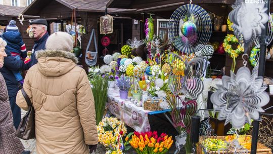 Plac Corazziego zmienił się w wielką pisankę